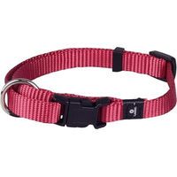 Produktbild von Flamingo Hundehalsband Ziggi Mini in Kirschrot XS mit Zugentlastung aus Nylon 20-35cm