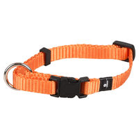 Produktbild von Flamingo Hundehalsband Ziggi Orange XL aus Nylon mit Zugentlastung und Sicherheitsschloss - 1 Stk.