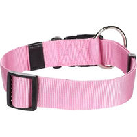 Produktbild von Flamingo Hundehalsband Ziggi Rosa XL mit Zugentlastung und Sicherheitsschloss - 1 Stk.