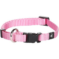 Produktbild von Flamingo Hundehalsband Ziggi Rosa XS aus Nylon mit Zugentlastung und stufenloser Verstellbarkeit 20-35cm - 1 Stk.