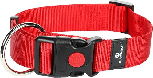 Flamingo Hundehalsband Ziggi Rot Nylon XL - 1 Stk. – Bild 1 von 6