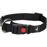 Produktbild von Flamingo Hundehalsband Ziggi Schwarz Nylon Größe M 40-55 cm - 1 Stk.
