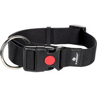 Produktbild von Flamingo Hundehalsband Ziggi Schwarz Nylon Größe XL - 1 Stk.