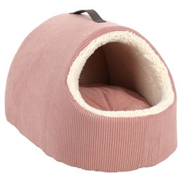 Flamingo Hundehöhle Mila Rosa Plüsch Schlafplatz für Hunde – Bild 1 von 4