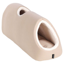 Flamingo Hundehöhle Onna Plüsch Hund beige 25 x 75 x 25 cm – Bild 1 von 1
