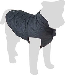 Flamingo Hundejacke Nordic Fleece Schwarz Wasserabweisend Länge 35 cm – Bild 1 von 2