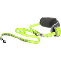 Produktbild von Flamingo Hundejoggingleine mit LED-Hüftgurt in Gelb mit Staufächern