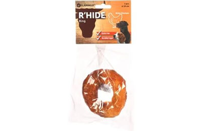 Flamingo Hundekausnack Kauring Huhn glutenfrei mit hohem Fleischanteil - 1 Stk. – Bild 1 von 3