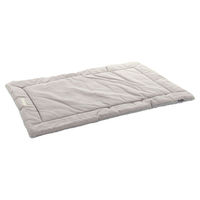 Produktbild von Flamingo Hundekissen Alisha flach rechteckig grau aus Plüsch 100,5 x 63,5 x 2 cm