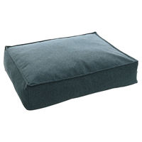 Produktbild von Flamingo Hundekissen Avalon rechteckig mit Memory Foam dunkelblau 80 x 60 x 18 cm