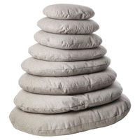 Produktbild von Flamingo Hundekissen Baleno oval taupe 120 x 84 x 12 cm