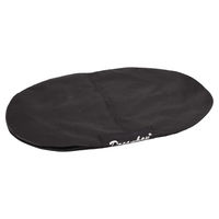 Produktbild von Flamingo Hundekissen Bezug Dreambay oval schwarz Stoff 65 x 45 x 9 cm