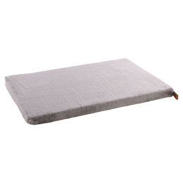 Produktbild von Flamingo Hundekissen Carlota rechteckig mit Memory Foam hellgrau 100,5 x 63 x 5 cm
