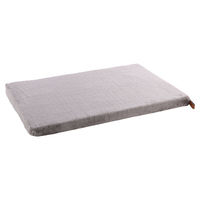 Produktbild von Flamingo Hundekissen Carlota rechteckig mit Memory Foam hellgrau 100,5 x 63 x 5 cm