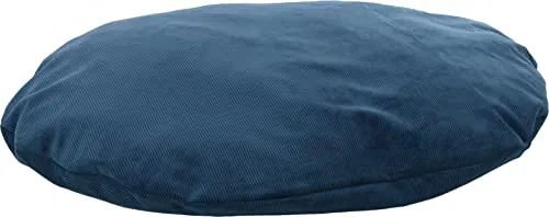 Flamingo Hundekissen Celeste Oval Blau Cord 110x80x12cm – Bild 1 von 4