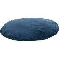 Produktbild von Flamingo Hundekissen Celeste Oval Blau Cord 110x80x12cm