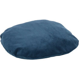 Produktbild von Flamingo Hundekissen Celeste Oval Dunkelblau Cord 120x84x12cm