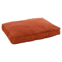 Produktbild von Flamingo Hundekissen Celeste rechteckig in Cognac und Orange 80 x 60 x 10 cm