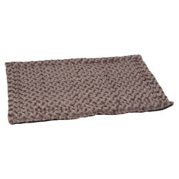 Flamingo Hundekissen Cuddly rechteckig flach Plüsch Taupe 85,5 x 51 x 2 cm – Bild 1 von 1