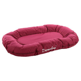 Flamingo Hundekissen Dreambay oval bordeaux rot 80 x 60 x 14 cm – Bild 1 von 1