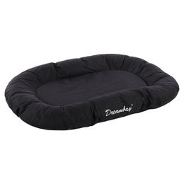 Flamingo Hundekissen Dreambay oval schwarz aus Polyester 100 x 75 x 15 cm – Bild 1 von 1