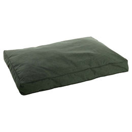 Flamingo Hundekissen Geneve rechteckig dunkelgrün 100 x 70 x 12 cm – Bild 1 von 3