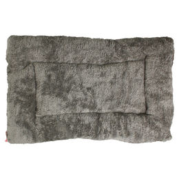 Flamingo Hundekissen Greyhound aus Plüsch Grau Größe L – Bild 1 von 4