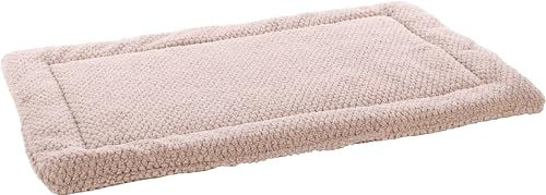 Flamingo Hundekissen Jacquard rechteckig Beige Plüsch 100,5 x 63,5 cm – Bild 1 von 4