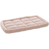 Produktbild von Flamingo Hundekissen Jacquard rechteckig flach mit Rand in Taupe Beige