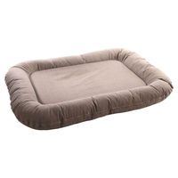 Produktbild von Flamingo Hundekissen Lotta oval beige 120 x 90 x 16 cm