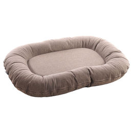 Flamingo Hundekissen Lotta oval in Taupe Beige 80 x 60 x 14 cm – Bild 1 von 1