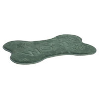 Produktbild von Flamingo Hundekissen Mador in Knochenform grün mit Memory Foam 70 x 50 x 2 cm