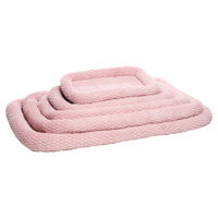 Produktbild von Flamingo Hundekissen Naya rechteckig rosa aus Plüsch für Drahtkäfig