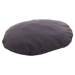 Produktbild von Flamingo Hundekissen Panama oval dunkelgrau 110 x 80 x 12 cm