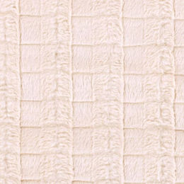 Flamingo Hundekissen Verona rechteckig beige aus Plüsch 80 x 60 x 10 cm – Bild 1 von 3