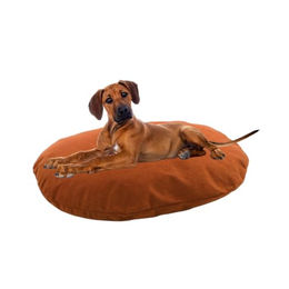 Flamingo Hundekissen Ziva Oval Terrakotta 120x84x12cm mit Reissverschluss – Bild 1 von 4