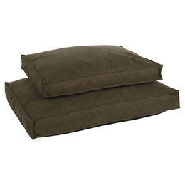 Flamingo Hundekissen Zoran rechteckiges Hundebett und Katzenbett in Grün mit abnehmbarem Bezug 100 x 70 x 12 cm – Bild 1 von 3