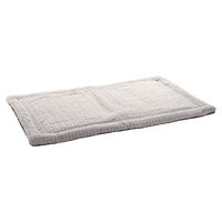 Produktbild von Flamingo Hundekissen Zupo rechteckig dunkelgrau aus Plüsch und Textil 100,5 x 63 x 2 cm