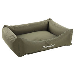 Flamingo Hundekorb Dreambay Rechteckig Olivgrün 100x80x25cm Wasserabweisend und Waschbar – Bild 1 von 8