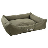 Produktbild von Flamingo Hundekorb Dreambay rechteckig olivgrün 120 x 95 x 28 cm