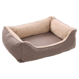 Flamingo Hundekorb Esmo Beige Plüsch Größe L – Bild 1 von 4