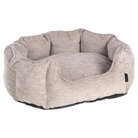 Produktbild von Flamingo Hundekorb Maylo Achteckig Beige aus Plüsch für kleine Rassen