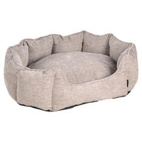 Produktbild von Flamingo Hundekorb Maylo achteckig Plüsch beige 63 x 55 x 20 cm