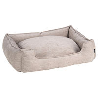 Produktbild von Flamingo Hundekorb Maylo aus Plüsch Beige für kleine Rassen 80 x 67 x 22 cm