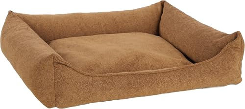 Flamingo Hundekorb Oana Rechteck Ocker mit Memory Foam 100x80x25cm – Bild 1 von 2