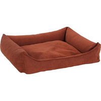 Produktbild von Flamingo Hundekorb Oana Rechteck Terrakotta mit Memory Foam 100x80x25cm