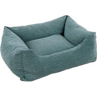 Produktbild von Flamingo Hundekorb Velutto in Blau aus Cord für mittelgroße Hunde 80 x 67 cm