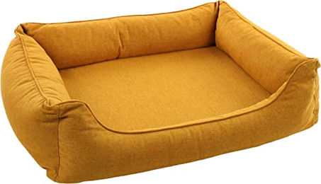 Flamingo Hundekorb Ziva Rechteckig Ocker 100x80x25cm – Bild 1 von 2