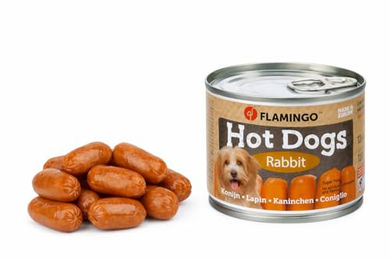 Flamingo Hundeleckerli Flamingo Cocktail Mini Würstchen mit Kaninchen ohne Zucker und ohne Farb- & Aromastoffe 120 g – Bild 1 von 4