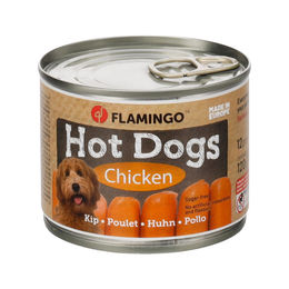 Flamingo Hundeleckerli Mini Hot Dogs mit Huhn ohne Zucker und ohne Farb- & Aromastoffe 120 g – Bild 1 von 5